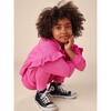 Mini Ikat Dot Ruffle Sleeve Popover, Pink - Sweatshirts - 3