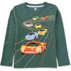 Le Mans Race Graphic Tee, Silver Pine - T-Shirts - 1 - thumbnail