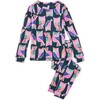 Glow In The Dark Pajama Set, Marie Curie's Owls - Pajamas - 1 - thumbnail