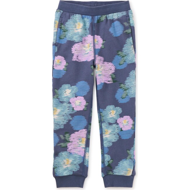 Going Places Print Joggers, Impressionist Roses