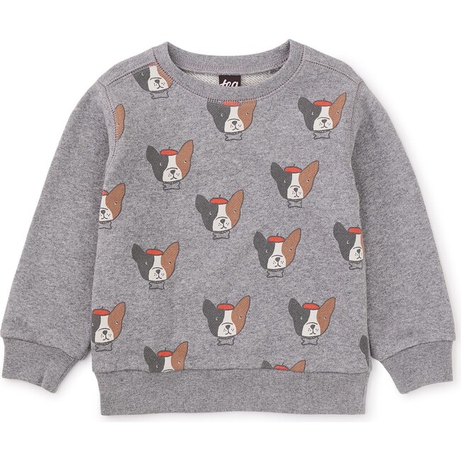 Frenchie Baby Popover, Med Heather Grey