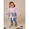 Print Mix Skirted Baby Dress, Parisian Homes - Dresses - 3