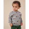 Frenchie Baby Popover, Med Heather Grey - Sweatshirts - 2