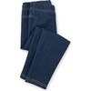 Denim-Like Leggings, Medium Wash - Leggings - 1 - thumbnail