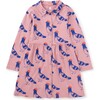 Collared Long Sleeve Shirtdress, Fashion Pigeon - Dresses - 1 - thumbnail