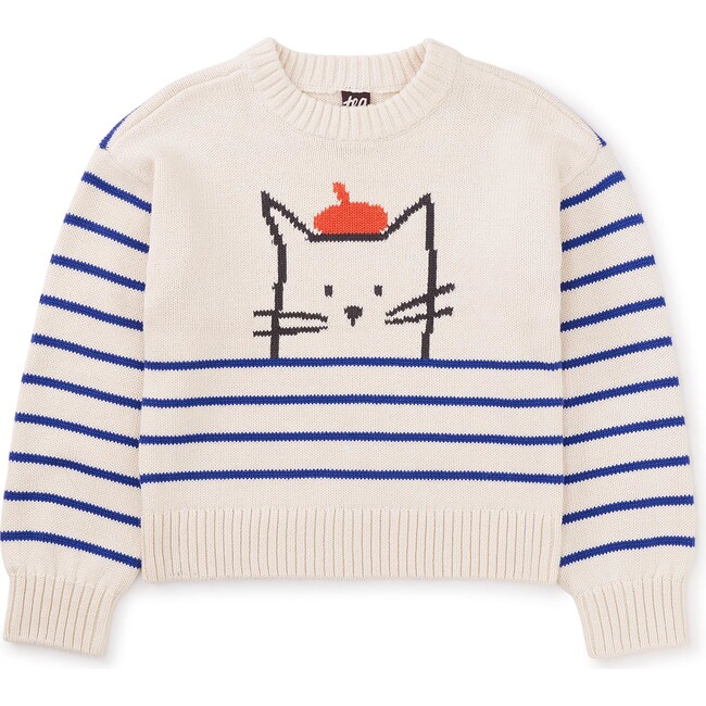 Chat In A Hat Sweater, Birch - Sweaters - 1
