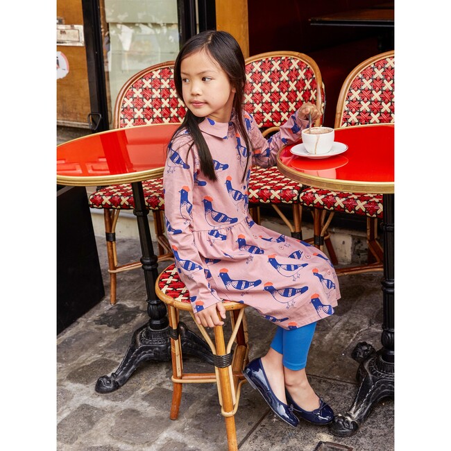 Collared Long Sleeve Shirtdress, Fashion Pigeon - Dresses - 2