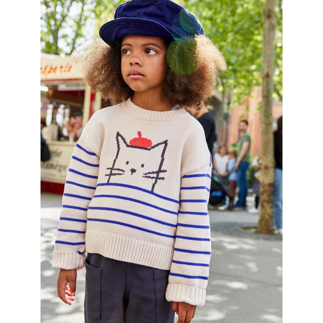 Chat In A Hat Sweater, Birch - Sweaters - 2