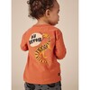 Bonjour Dino Baby Graphic Tee, Copper - T-Shirts - 2