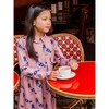 Collared Long Sleeve Shirtdress, Fashion Pigeon - Dresses - 3