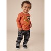 Bonjour Dino Baby Graphic Tee, Copper - T-Shirts - 3