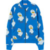 Zebra Kids Sweatshirt, Blue Observatory - Sweatshirts - 1 - thumbnail