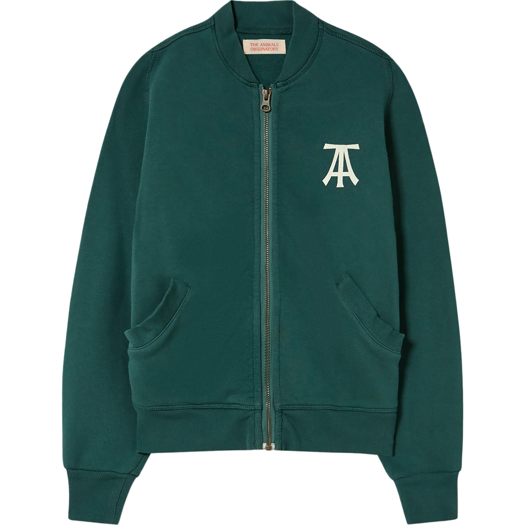 Zebra Kids Sweatshirt, Dark Green - Sweatshirts - 1
