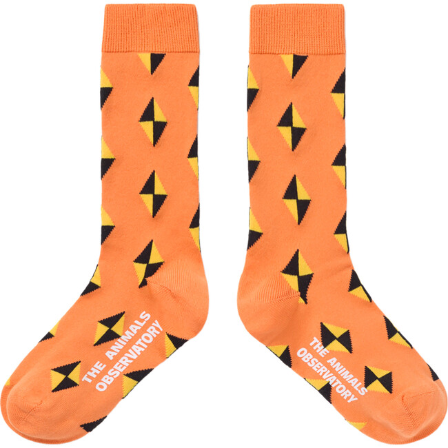 Worm Kids Socks, Orange