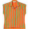 Kangaroo Kids Shirt, Orange - Shirts - 1 - thumbnail