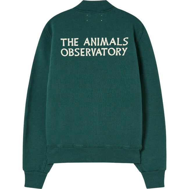 Zebra Kids Sweatshirt, Dark Green - Sweatshirts - 2