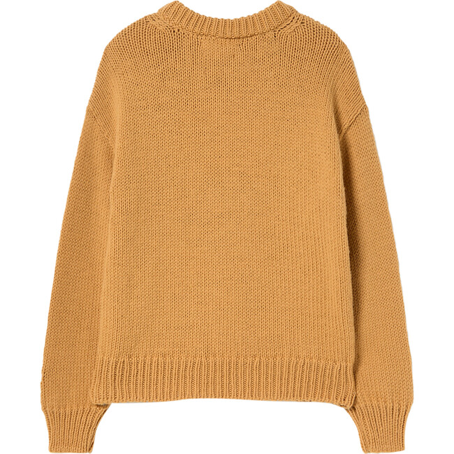 Flower Bull Kids Sweater, Beige Logo - Sweaters - 2