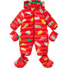 Bumblebee Baby Jacket, Red - Jackets - 1 - thumbnail
