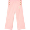 Corduroy Porcupine Kids Pants, Pink - Pants - 1 - thumbnail