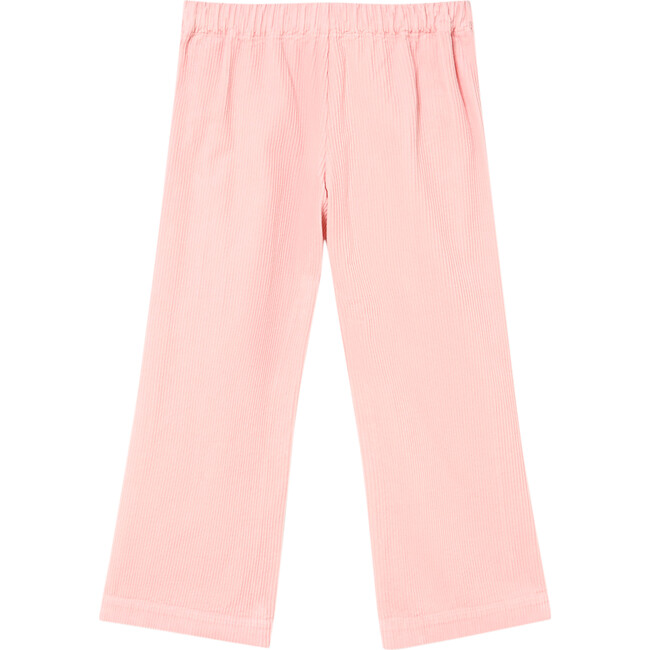 Corduroy Porcupine Kids Pants, Pink - Pants - 2
