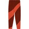 Bicolor Crow Kids Pants, Brown Logo - Pants - 1 - thumbnail