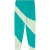 Bicolor Crow Kids Pants, Turquoise - Pants - 2