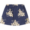 Swan Kids Skirt, Deep Blue - Skirts - 1 - thumbnail