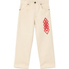 Raw Ant Kids Pants, White - Pants - 1 - thumbnail