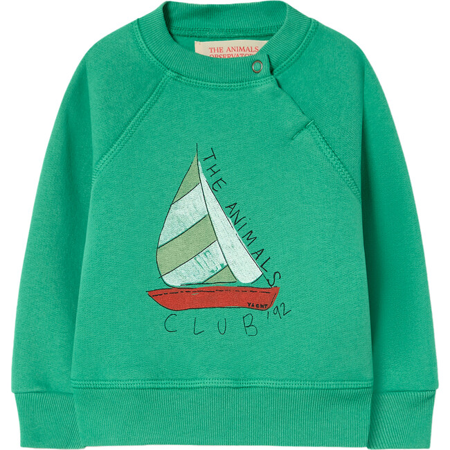 Shark Baby Sweatshirt, Green