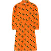 Pigeon Kids Dress, Orange - Dresses - 1 - thumbnail