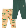 Pack Penguin Baby Pant, Dark Green - Pants - 1 - thumbnail