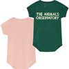 Pack Chimpanzee Baby Body, Rose - Onesies - 2