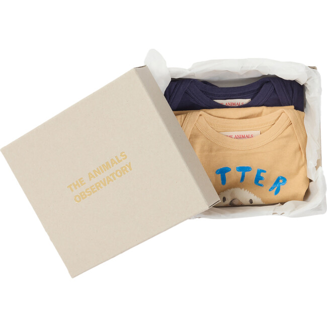 Pack Chimpanzee Baby Body, Rose - Onesies - 3
