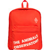 Back Pack Onesize Bag, Red Logo - Backpacks - 1 - thumbnail