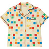 Baboon Kids Shirt, Ecru - Shirts - 1 - thumbnail