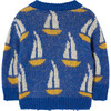 Bull Baby Sweater, Blue Logo - Sweaters - 2