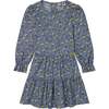 Poppy Girls Dropwaist Dress, Yellow Cerises - Dresses - 1 - thumbnail