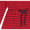 Lila Tween Striped Drawstring Dress, Red And Navy - Dresses - 2