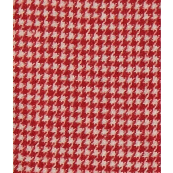 Scarlett Houndstooth Check Party Dress, Red - Dresses - 2