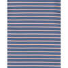 Luna Girls Striped Ruffle Top, Blue And Pink - Shirts - 2