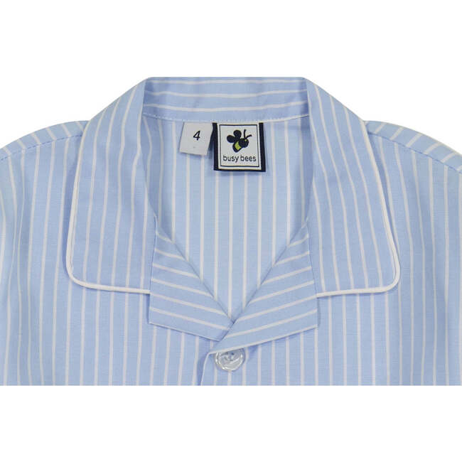 Tucker Striped 2-Piece Lounge Set, Blue - Loungewear - 2