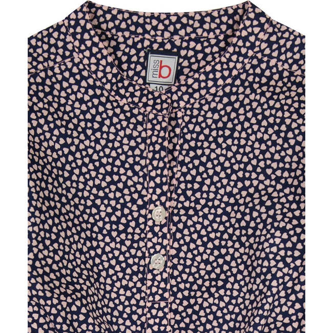 Gabriela Mini Hearts Print Circle Skirt Dress, Pink - Dresses - 2