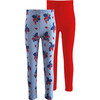 Strawberry Print Leggings, Multicolors (Pack Of 2) - Leggings - 1 - thumbnail