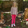 Woodland Floral Print Jersey Set, Pink - Mixed Apparel Set - 2