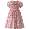 Forget-Me Not Smocked Dress, Pink - Dresses - 1 - thumbnail