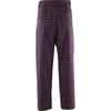 Mini Check Straight Leg Trousers, Navy - Pants - 2