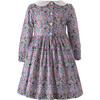 Ditsy Floral Print Collared Dress, Pink - Dresses - 2