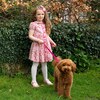 Ditsy Garden Button-Front Puff Sleeve Dress, Pink - Dresses - 3