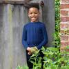 Cable Knit Ribbed Cuff Sweater, Navy - Sweaters - 2