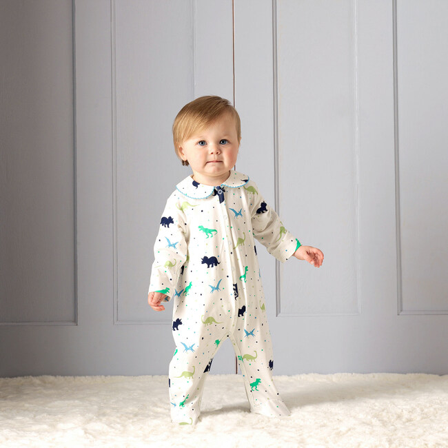 Dinosaur Babygro, Ivory - Onesies - 3